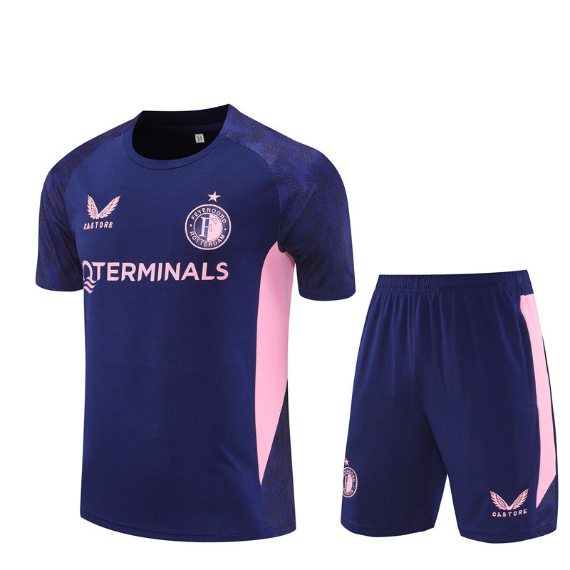 Ensemble d'entrainement feyenoord bleu foncé 25-26
