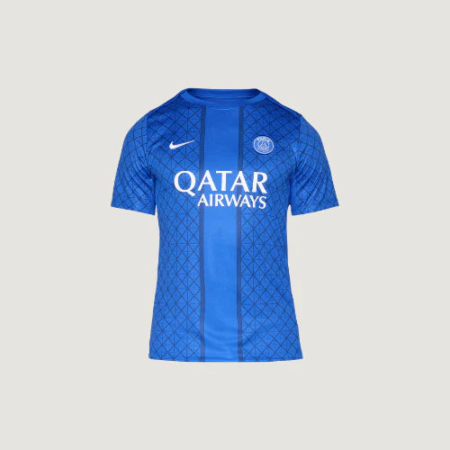 Paris Saint-Germain – Maillot Pré-Match 2025/2026 – Bleu Électrique & Marine