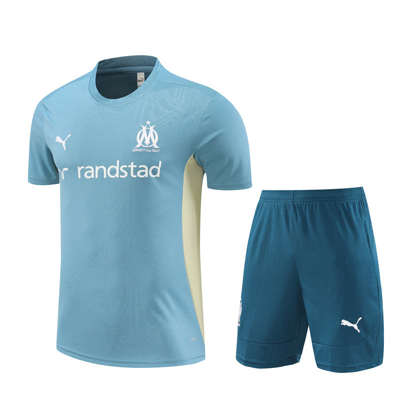 Ensemble d'entrainement OM Marseille bleu 2024/25