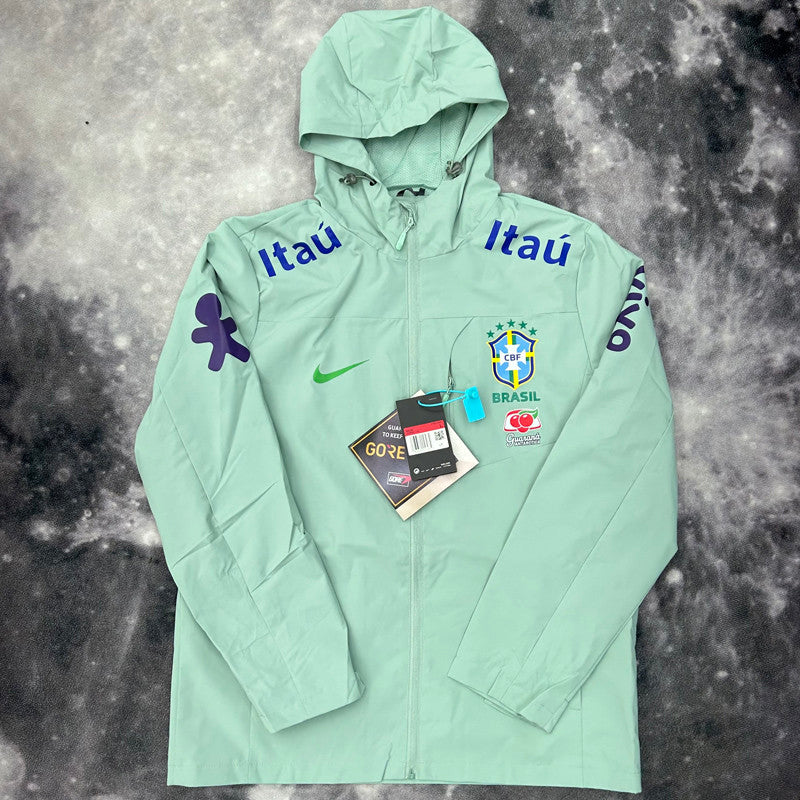 Veste Coupe-Vent Brésil Verte