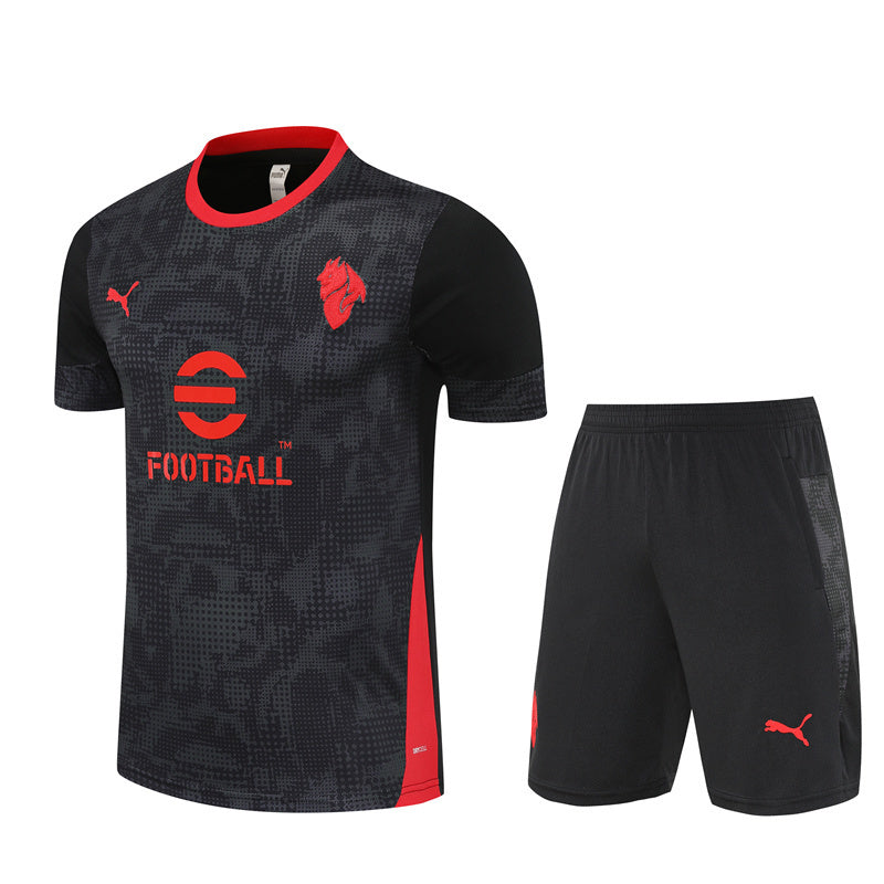 Ensemble d'entrainement ac milan noir 25-26