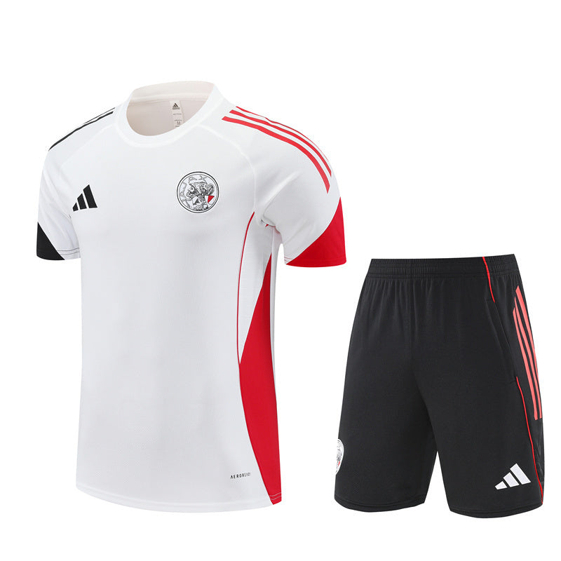 Ensemble d'entrainement ajax blanc 25-26