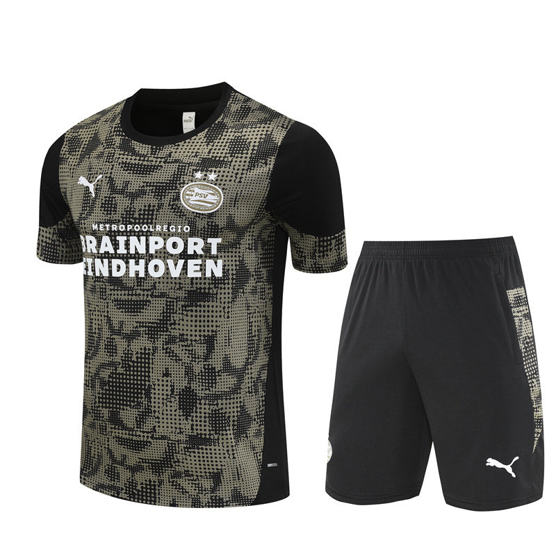 Ensemble d'entrainement psv eindhoven kaki 25-26