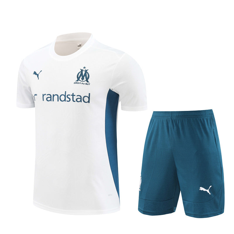 Ensemble d'entrainement OM Marseille blanc 2024/25