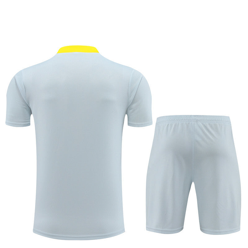 Ensemble d'entrainement liverpool gris et jaune 2024/25