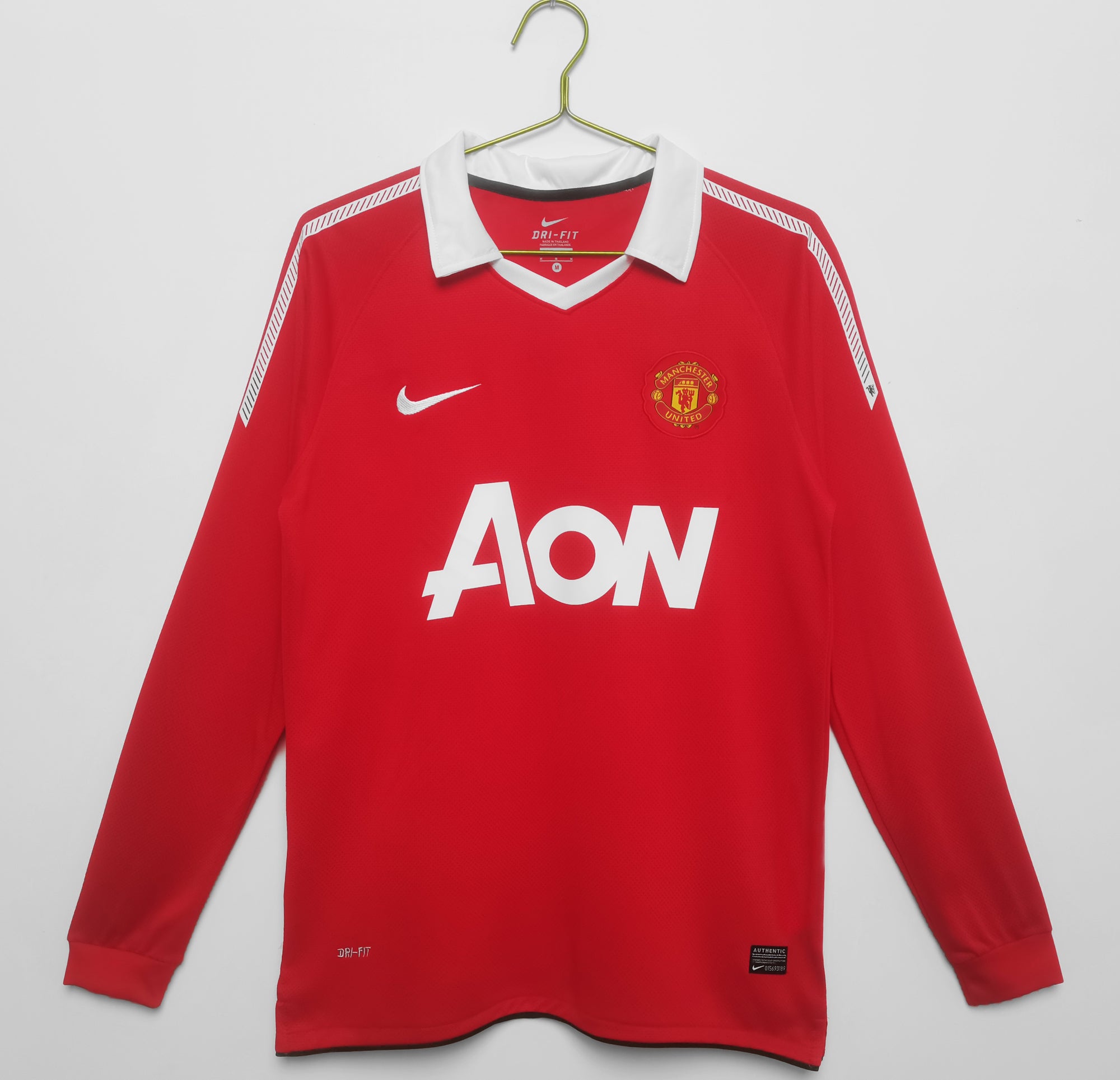 Maillot RETRO Manchester united manche longue 2010/11