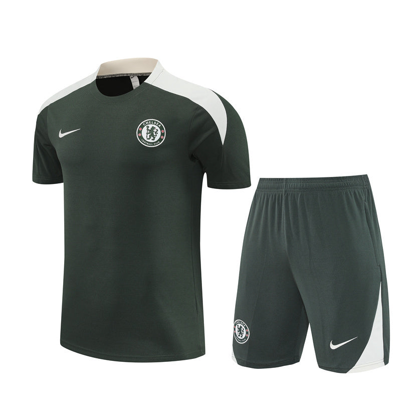 Ensemble d'entrainement chelsea vert foncé 25-26