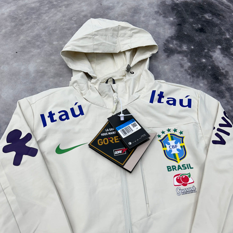 Veste Coupe-Vent Brésil Blanche