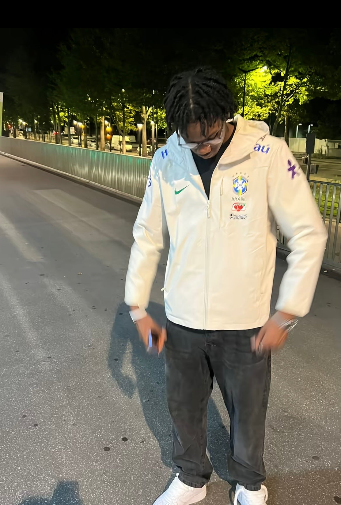 Veste Brésil blanche-crème