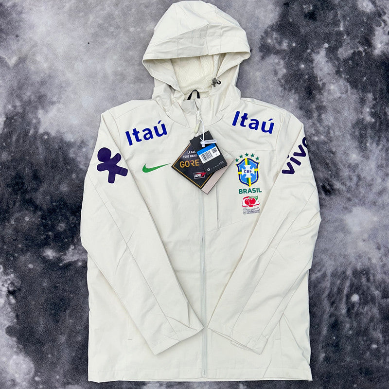 Veste Coupe-Vent Brésil Blanche