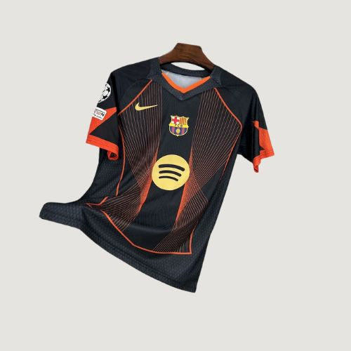FC BARCELONE – MAILLOT CONCEPT 2025/2026 – NOIR, ORANGE