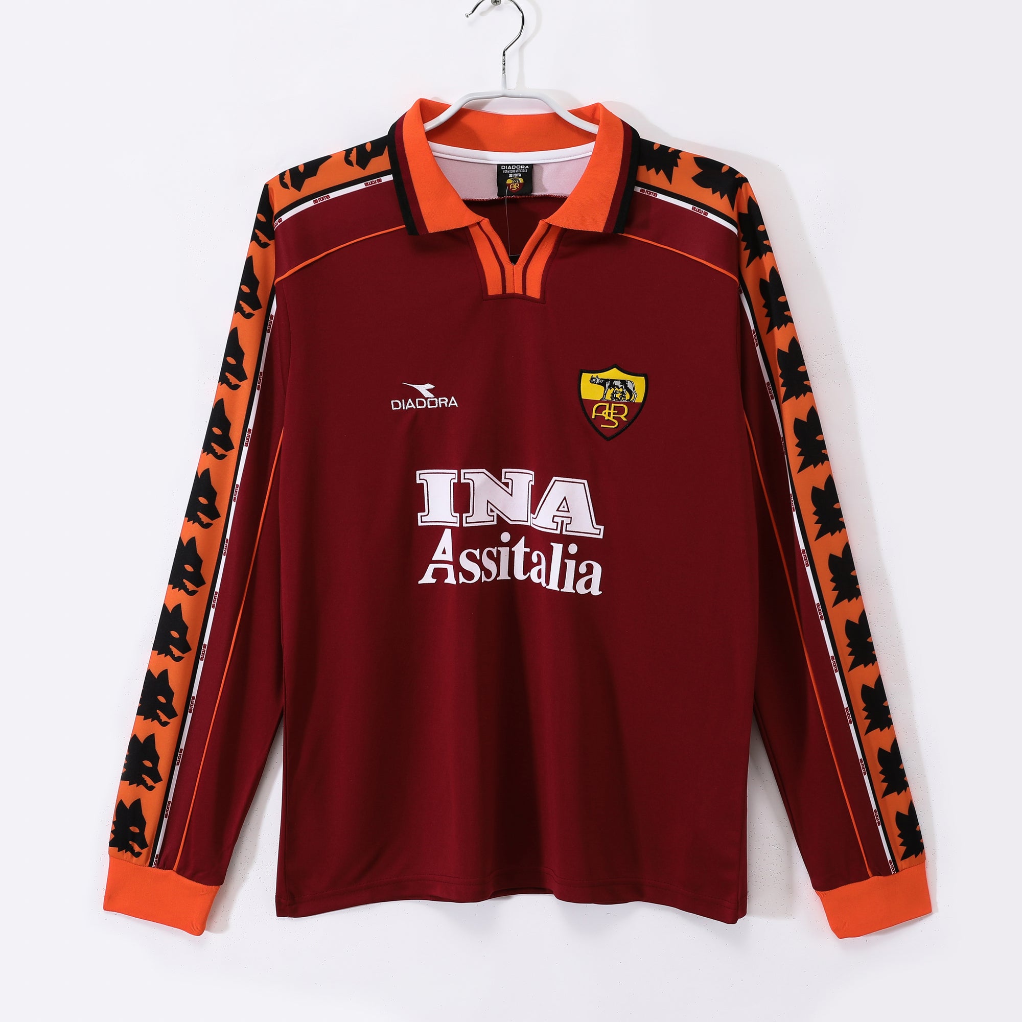 Maillot RETRO AS ROMA manches longues 1998/99