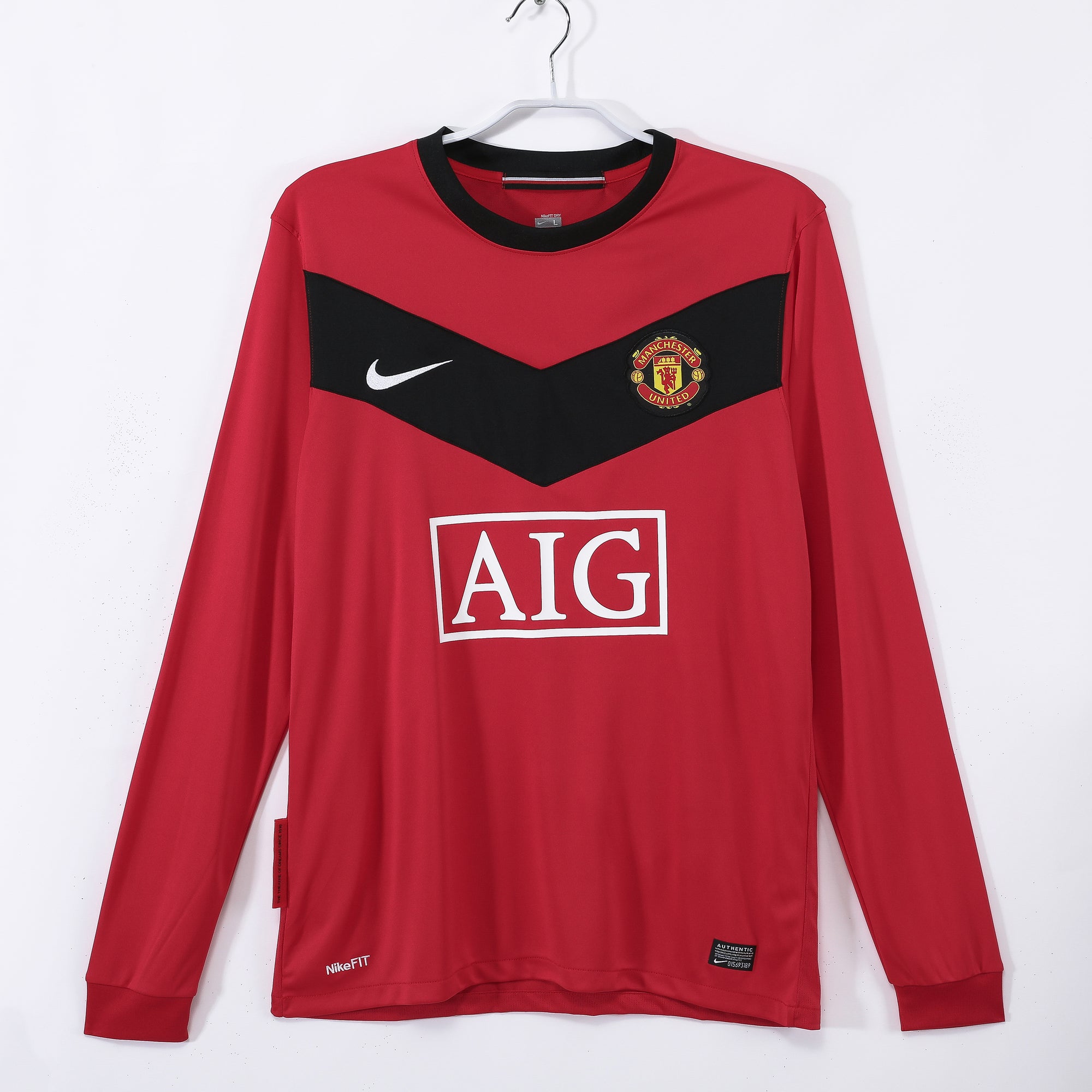 Maillot RETRO Manchester United 2010 manches longues