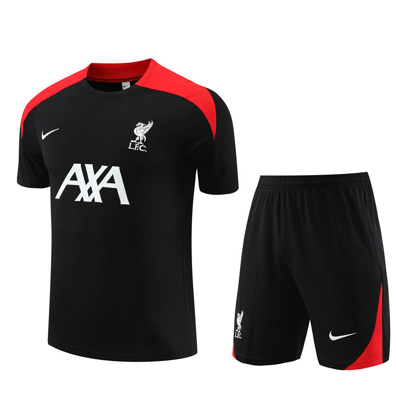 Ensemble d'entrainement liverpool noir 25-26