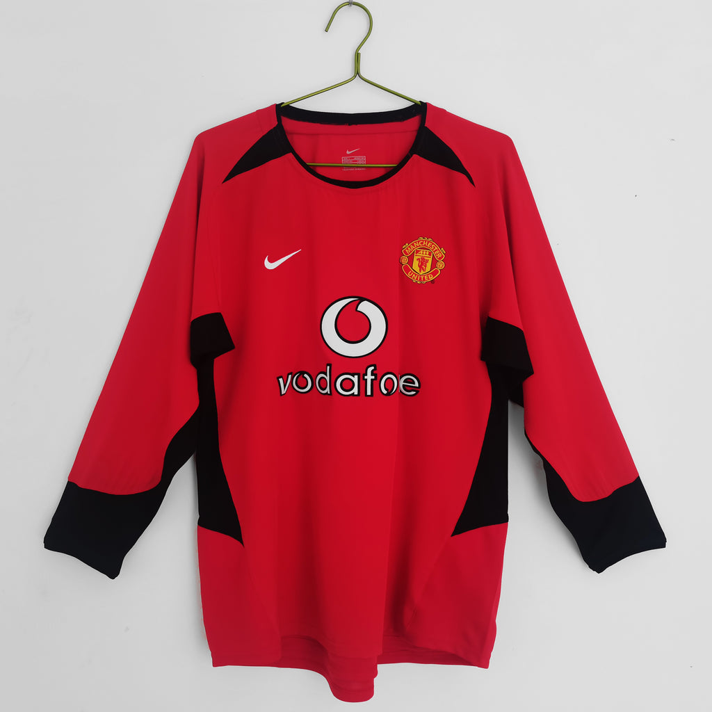 Maillot RETRO Manchester united manche longue 2002/4