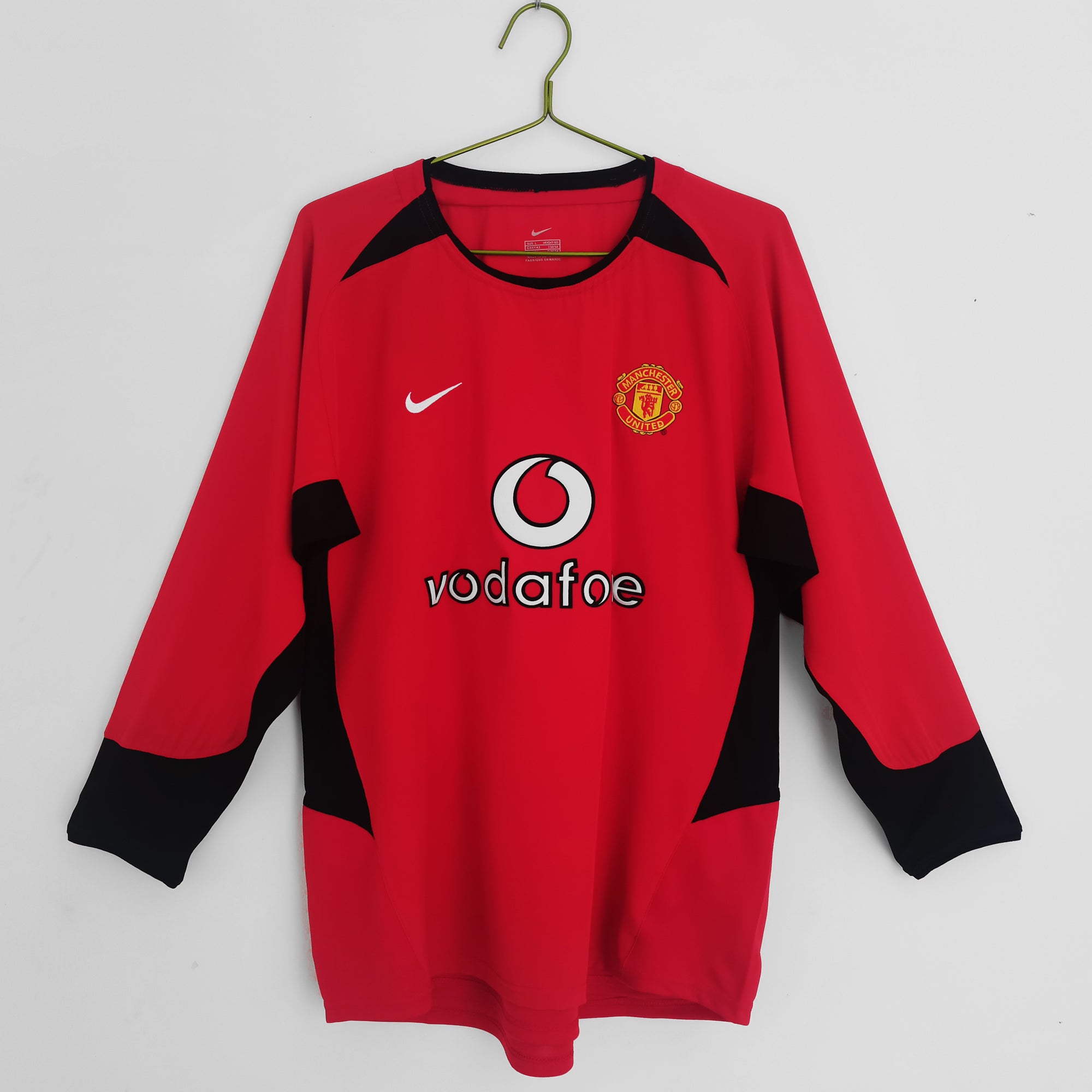 Maillot RETRO Manchester united manche longue 2002/4