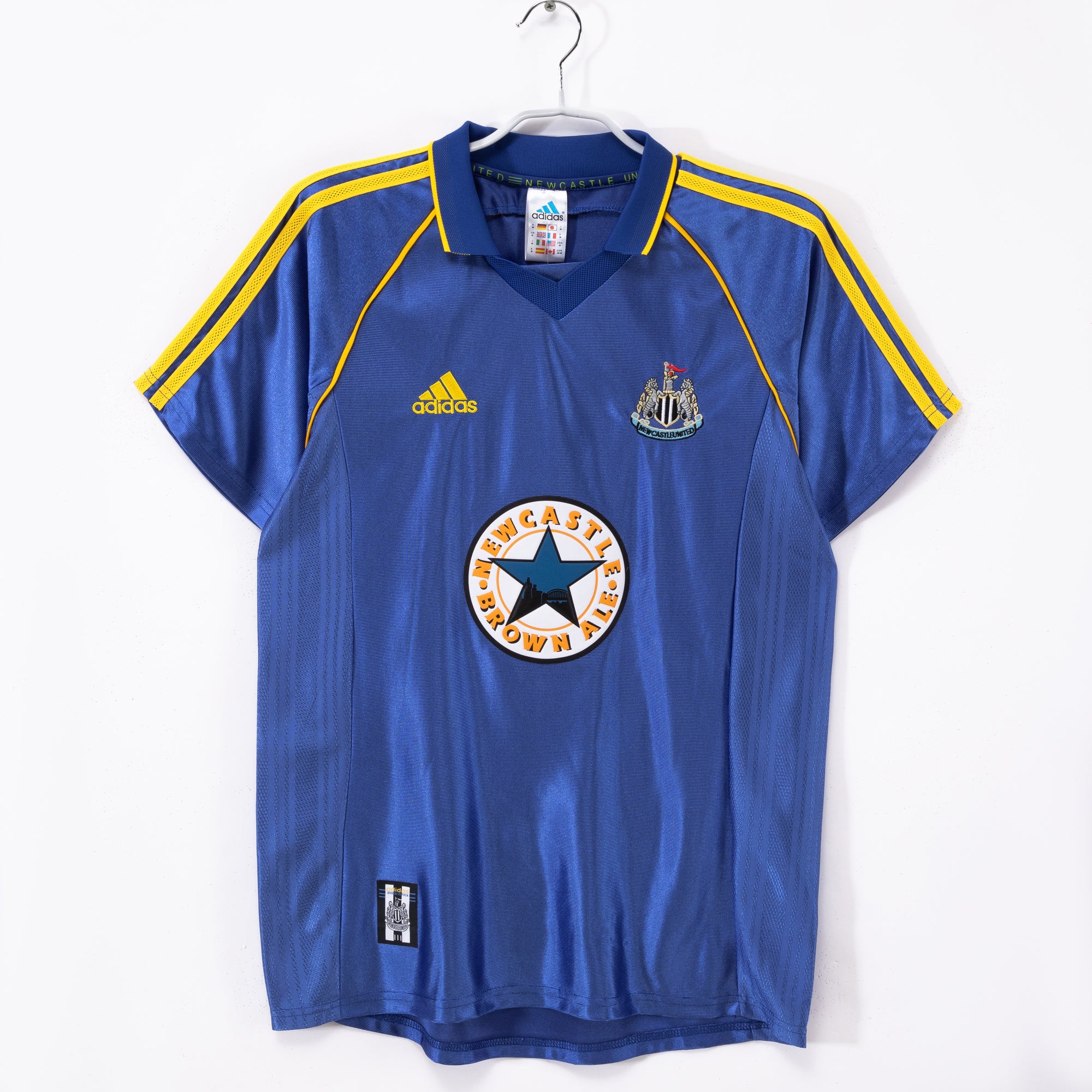Maillot retro Newcastle bleu 1998/00