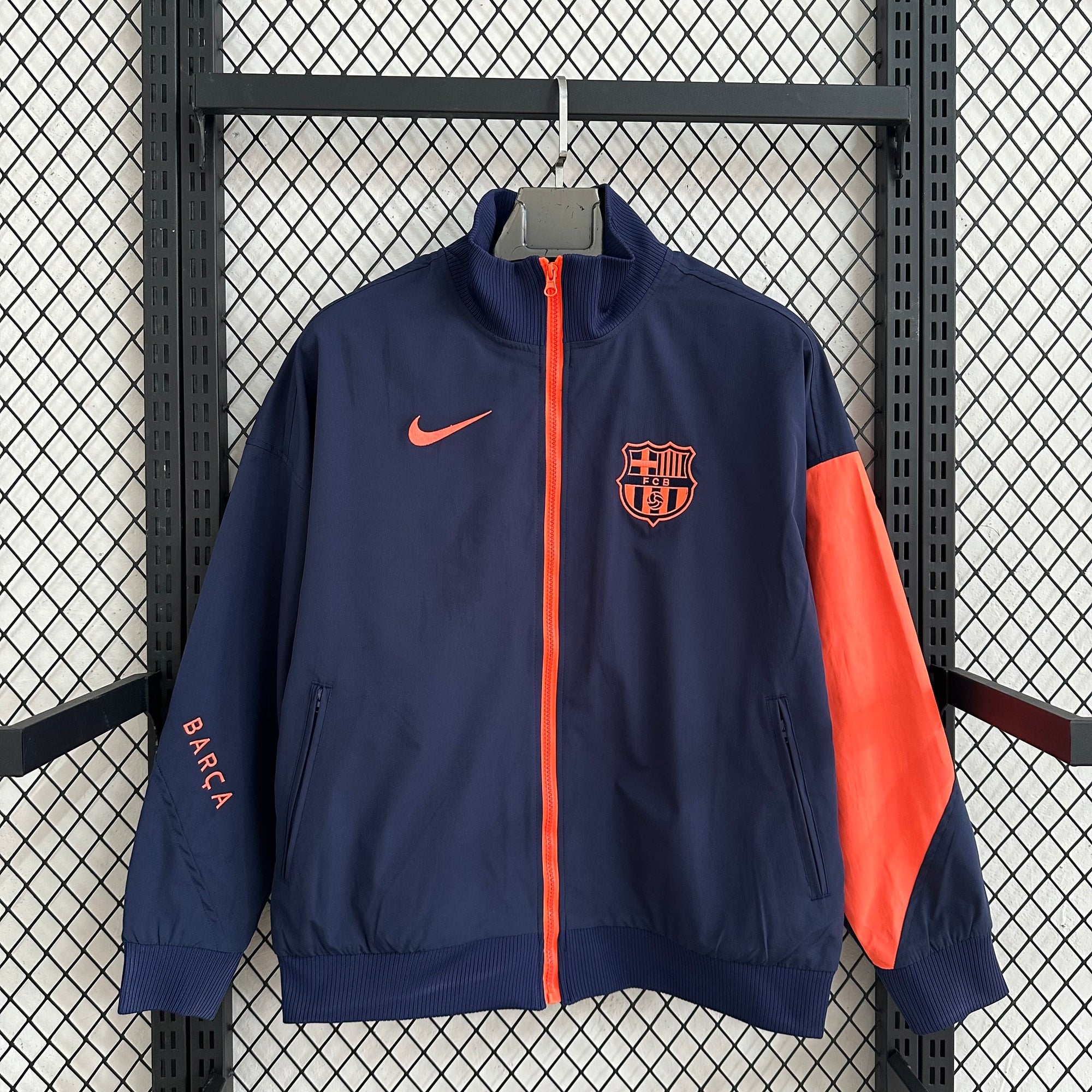 Veste FC Barcelone – Bleu et orange