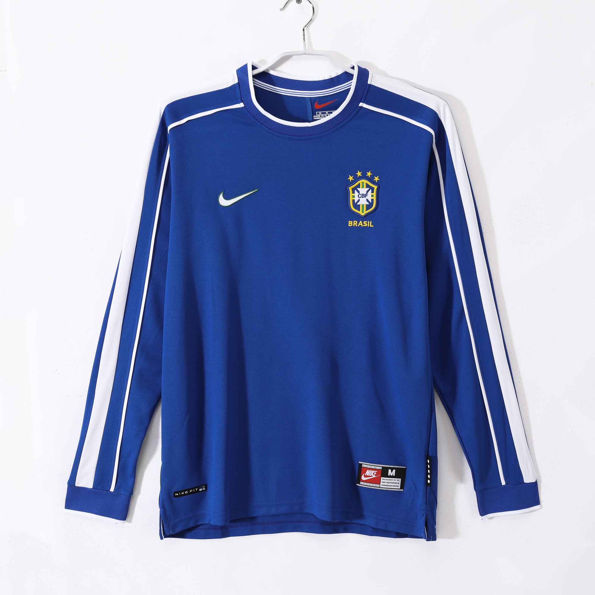 Maillot RETRO Bresil 1998 manches longues
