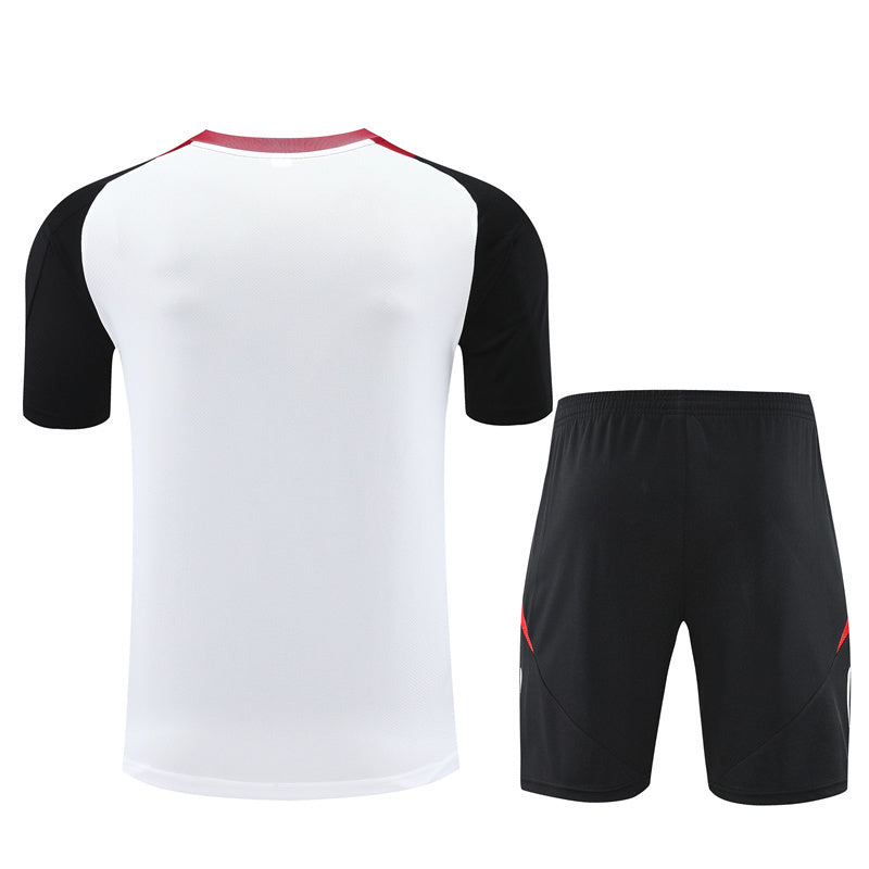 Ensemble d'entrainement manchester united blanc 2024/25