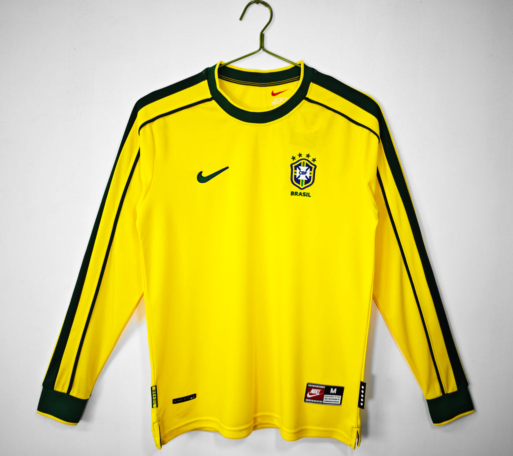 Maillot RETRO Bresil 1998 manches longues