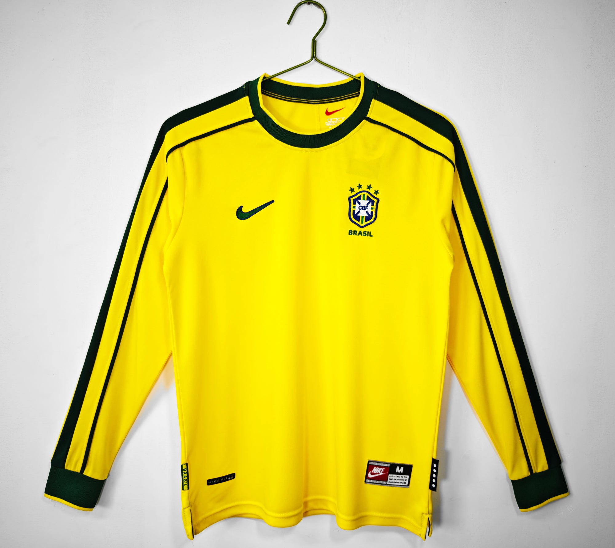 Maillot RETRO Bresil 1998 manches longues